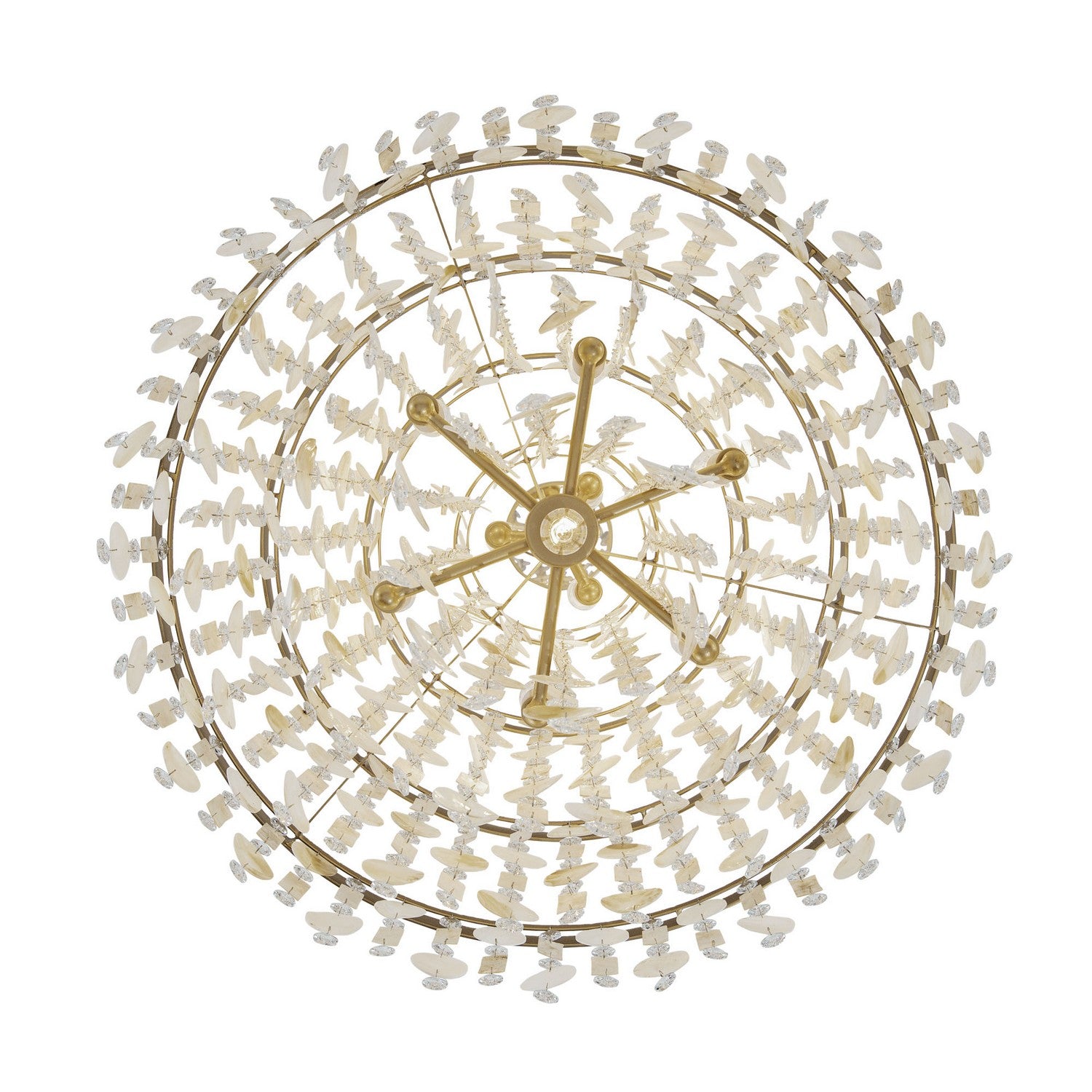 Varaluz - 377C10FG - Ten Light Chandelier - Kalani - French Gold