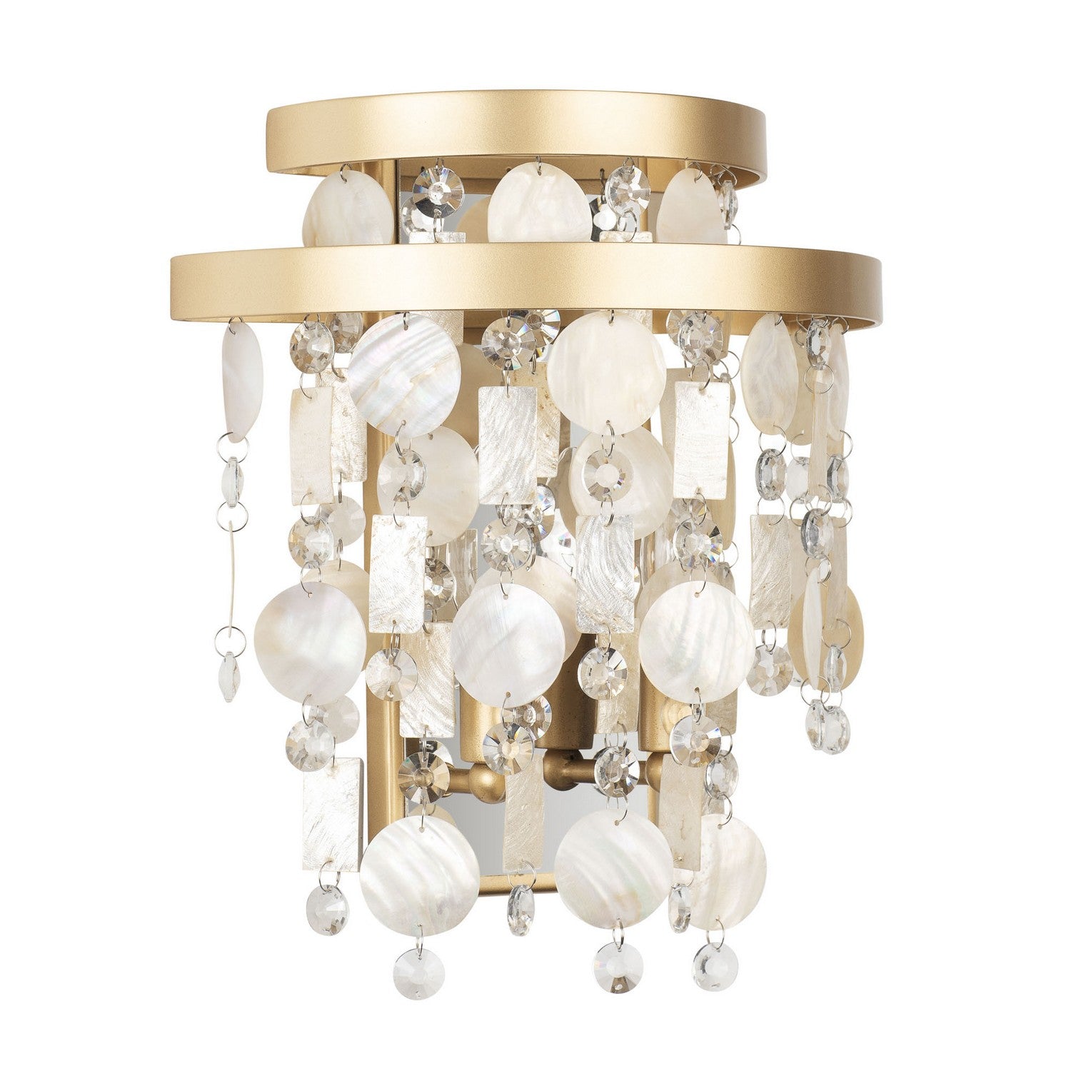 Varaluz - 377W02FG - Two Light Wall Sconce - Kalani - French Gold