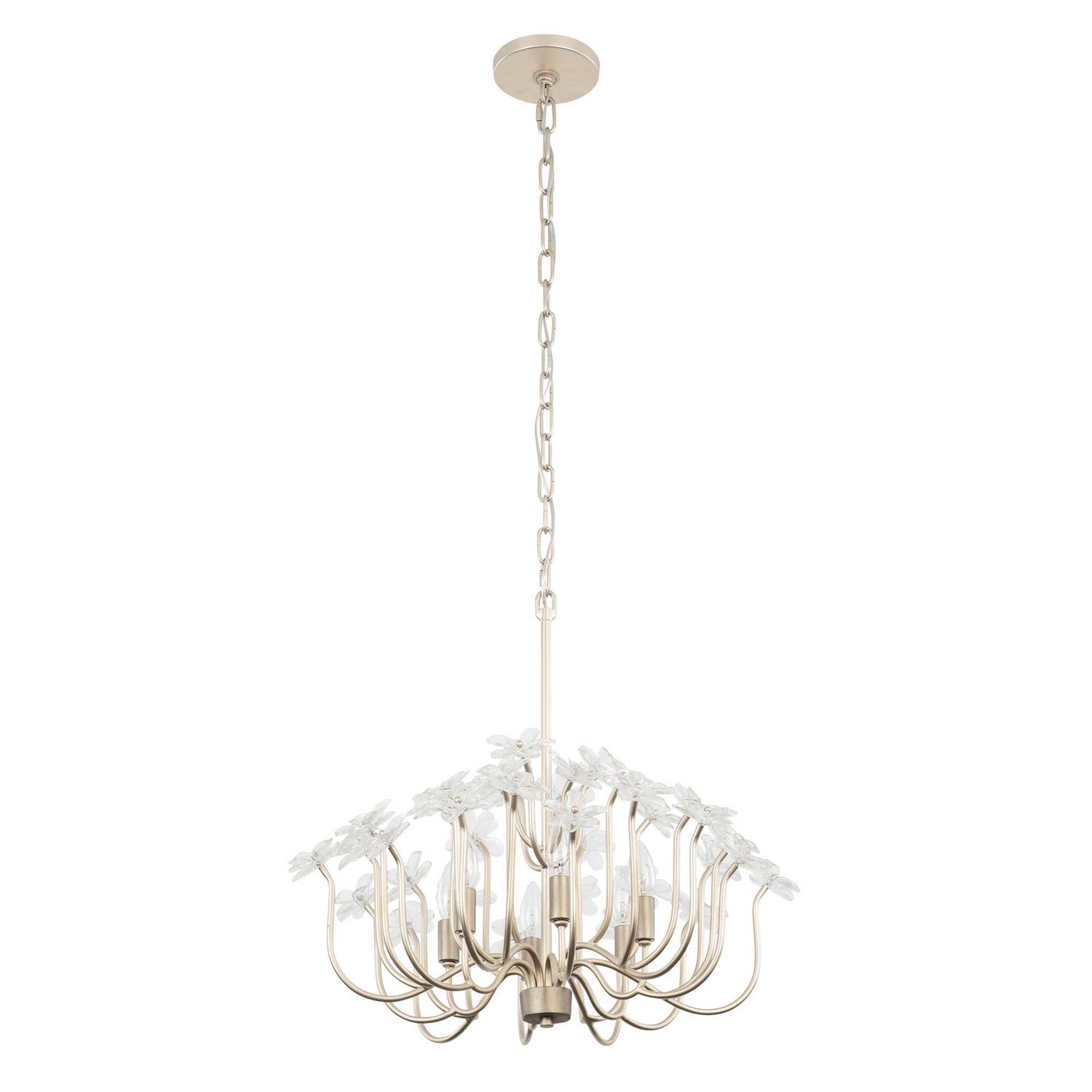 Varaluz - 378C06GDAR - Six Light Chandelier - Wildflower - Gold Dust/Artifact