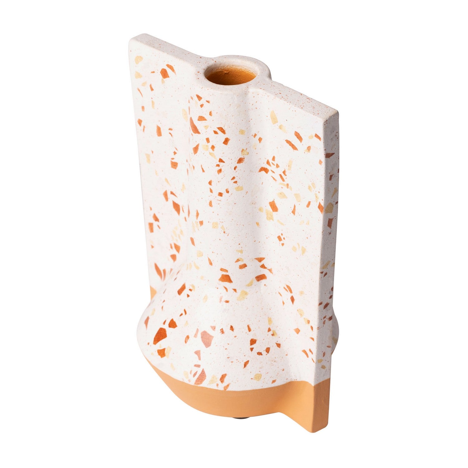 Varaluz - 445VA09C - Vase - Urbino - White Terrazzo/Terracotta
