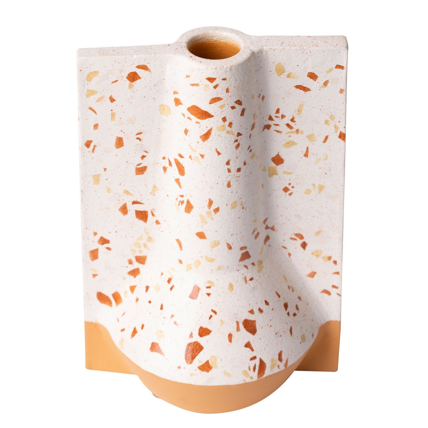 Varaluz - 445VA09C - Vase - Urbino - White Terrazzo/Terracotta