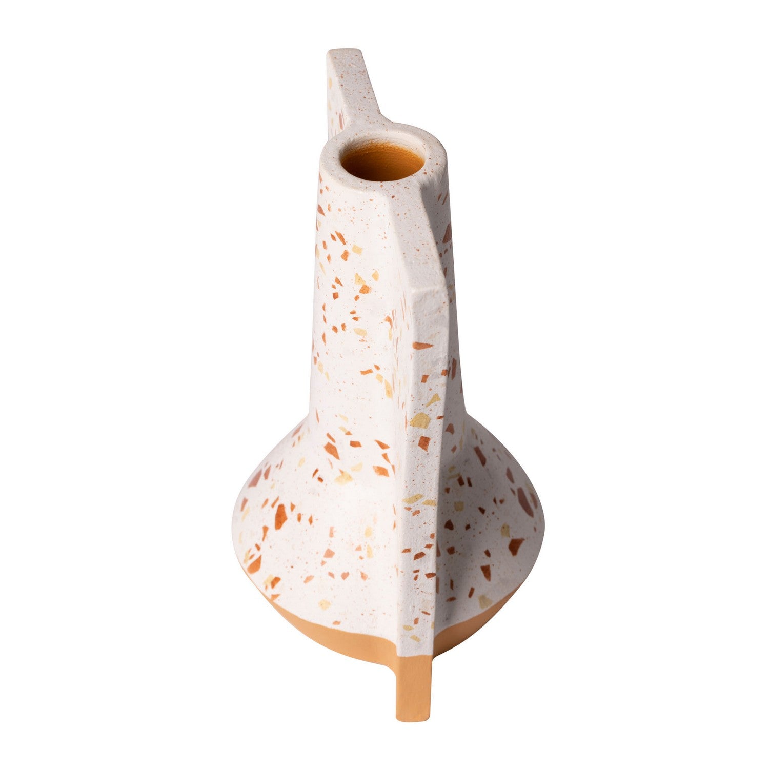 Varaluz - 445VA09C - Vase - Urbino - White Terrazzo/Terracotta