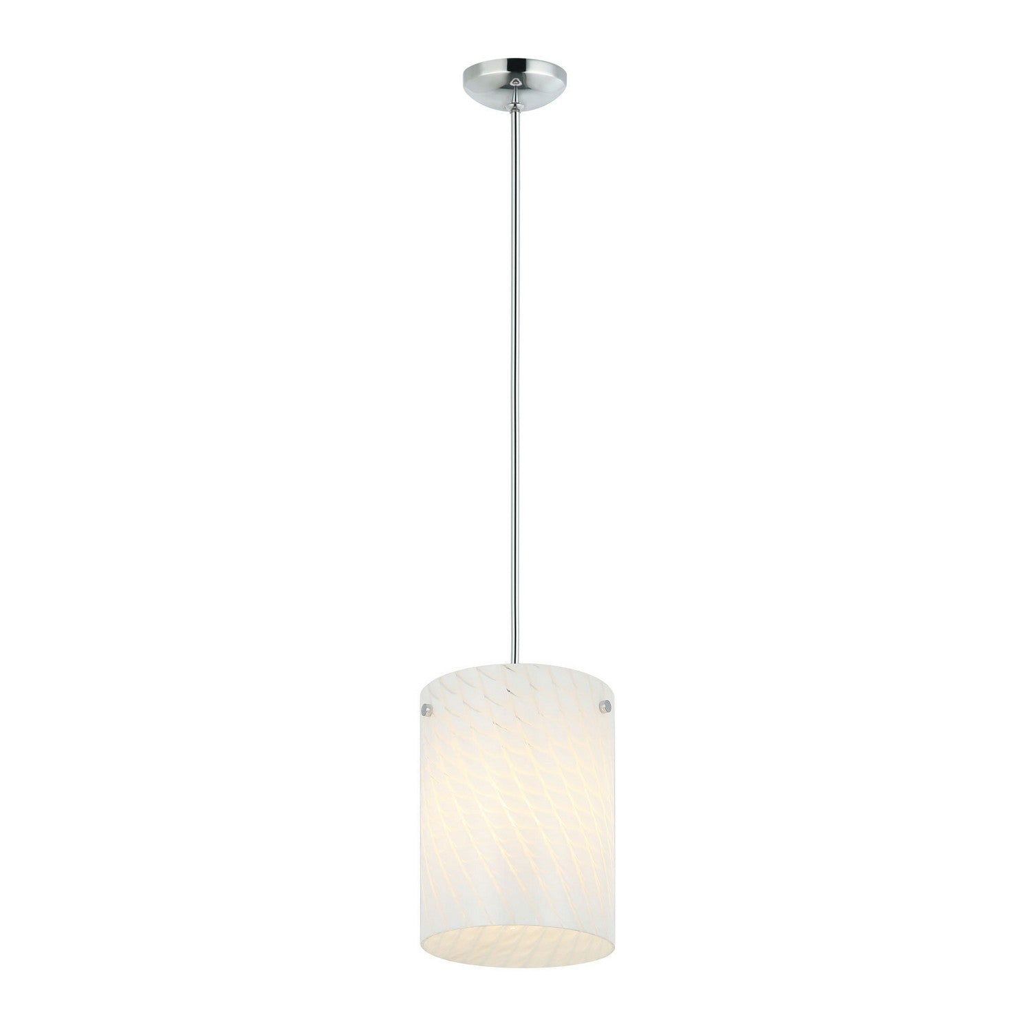 Varaluz - AC1692 - One Light Pendant - Swirled - Chrome