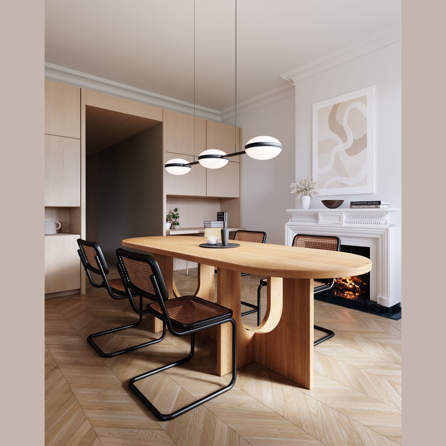 Sonneman - 3613.25 - LED Linear Pendant - Pillows - Satin Black