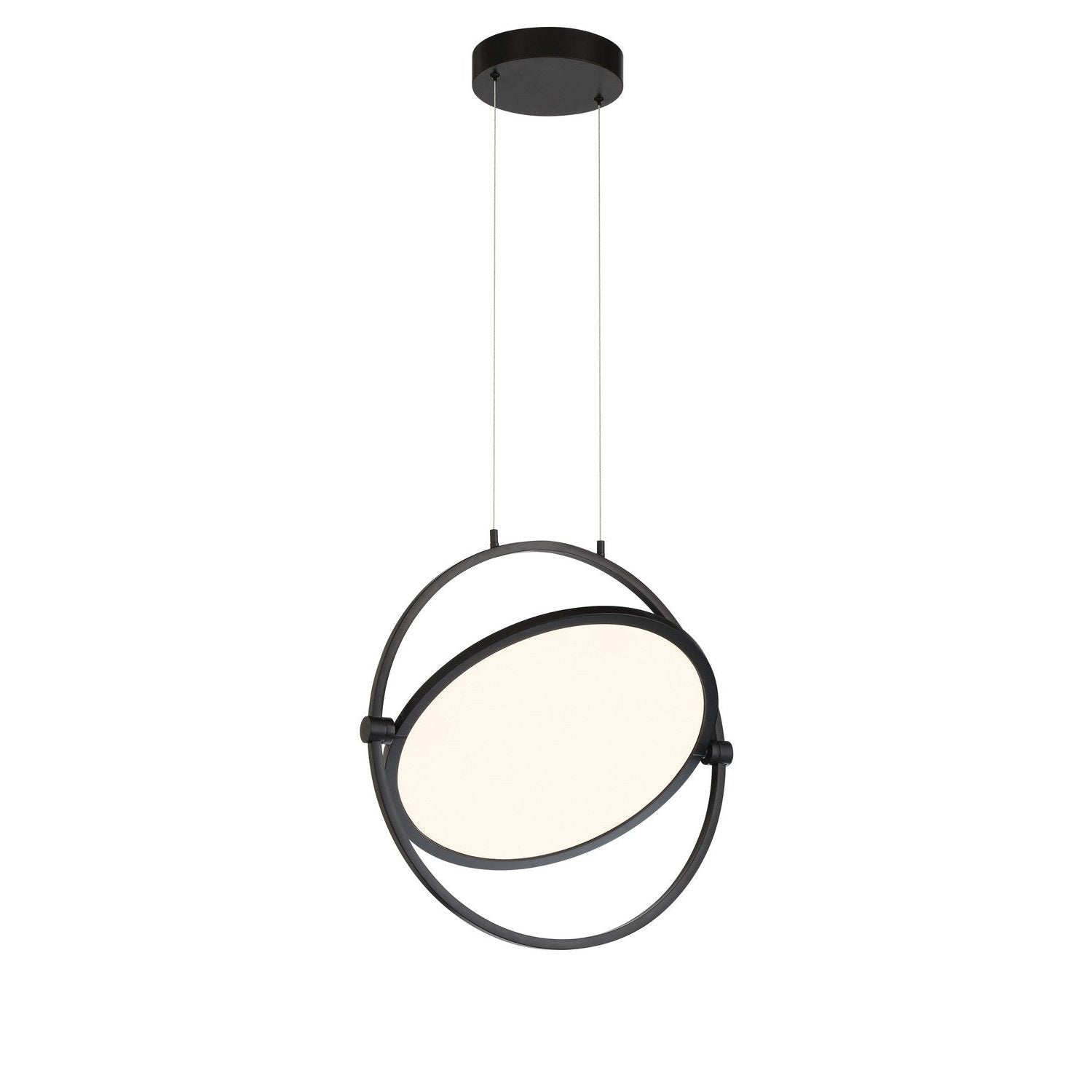 George Kovacs - P5541-66A-L - LED Pendant - Studio 23 - Coal