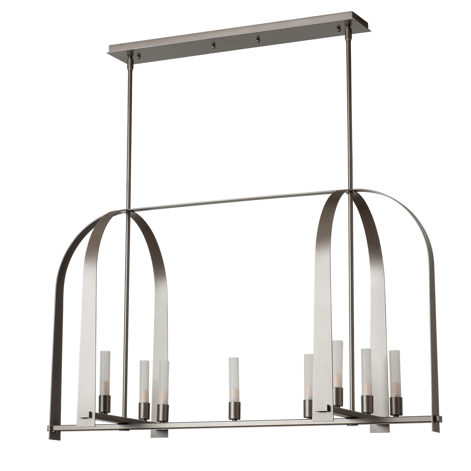 Hubbardton Forge - 131075-SKT-MULT-07-FD0462 - Nine Light Pendant - Triomphe - Dark Smoke