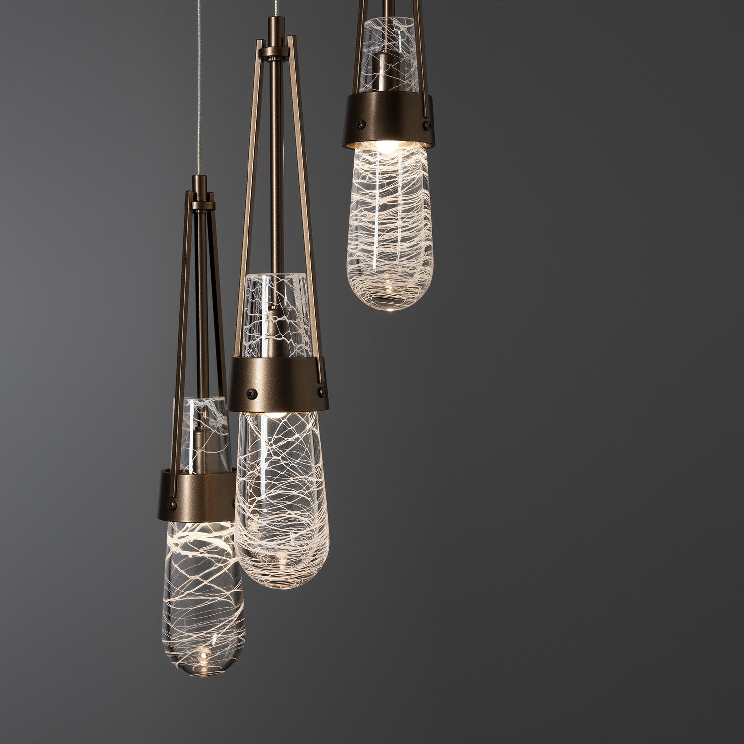 Hubbardton Forge - 131120-SKT-LONG-05-YG0434 - LED Pendant - Link - Bronze