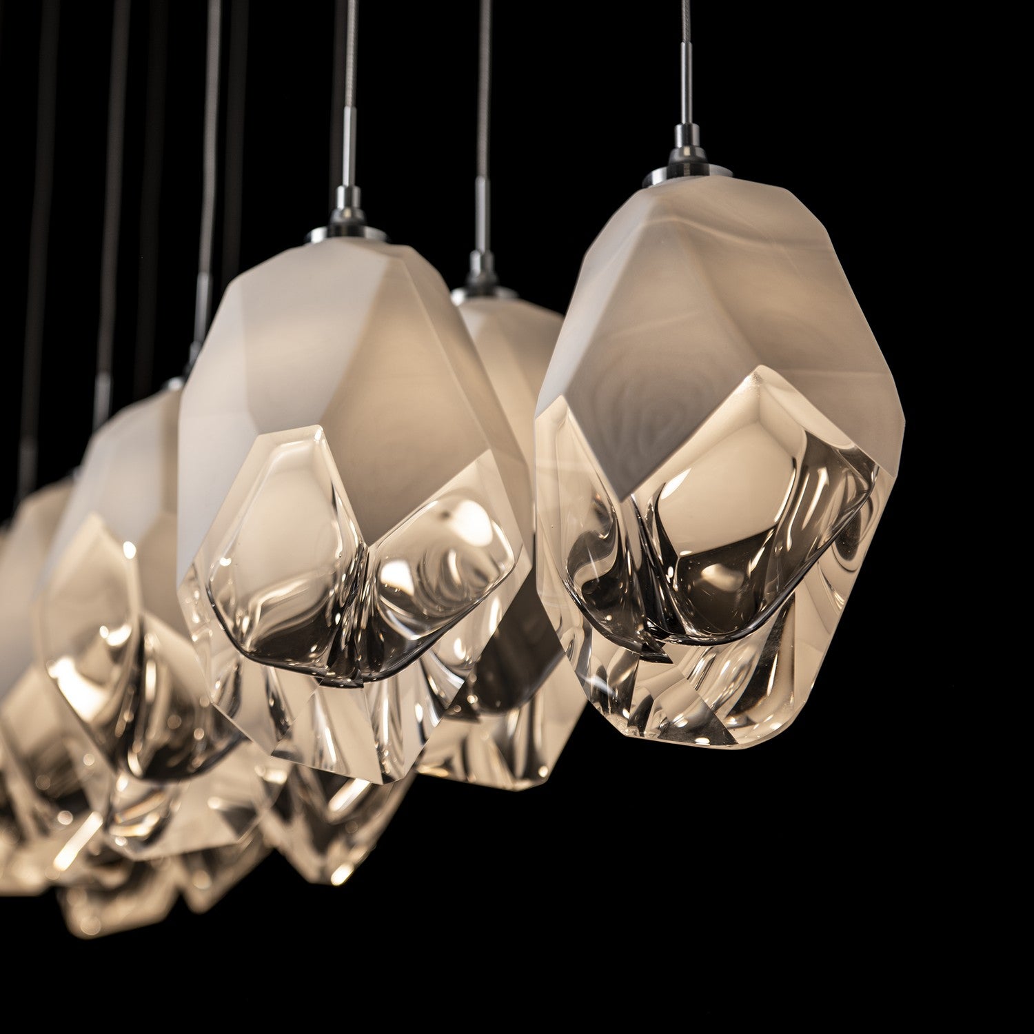 Hubbardton Forge - 131144-SKT-LONG-85-WP0755 - LED Pendant - Chrysalis - Sterling