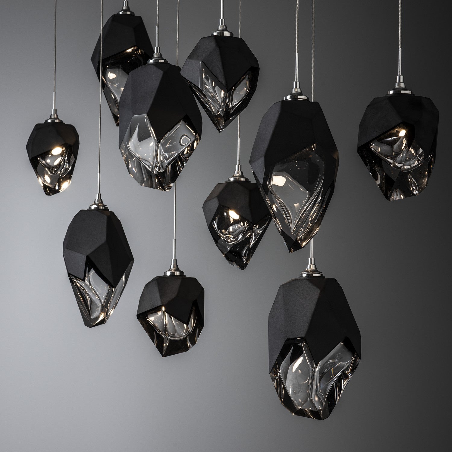 Hubbardton Forge - 131145-SKT-LONG-85-BP0756 - LED Pendant - Chrysalis - Sterling