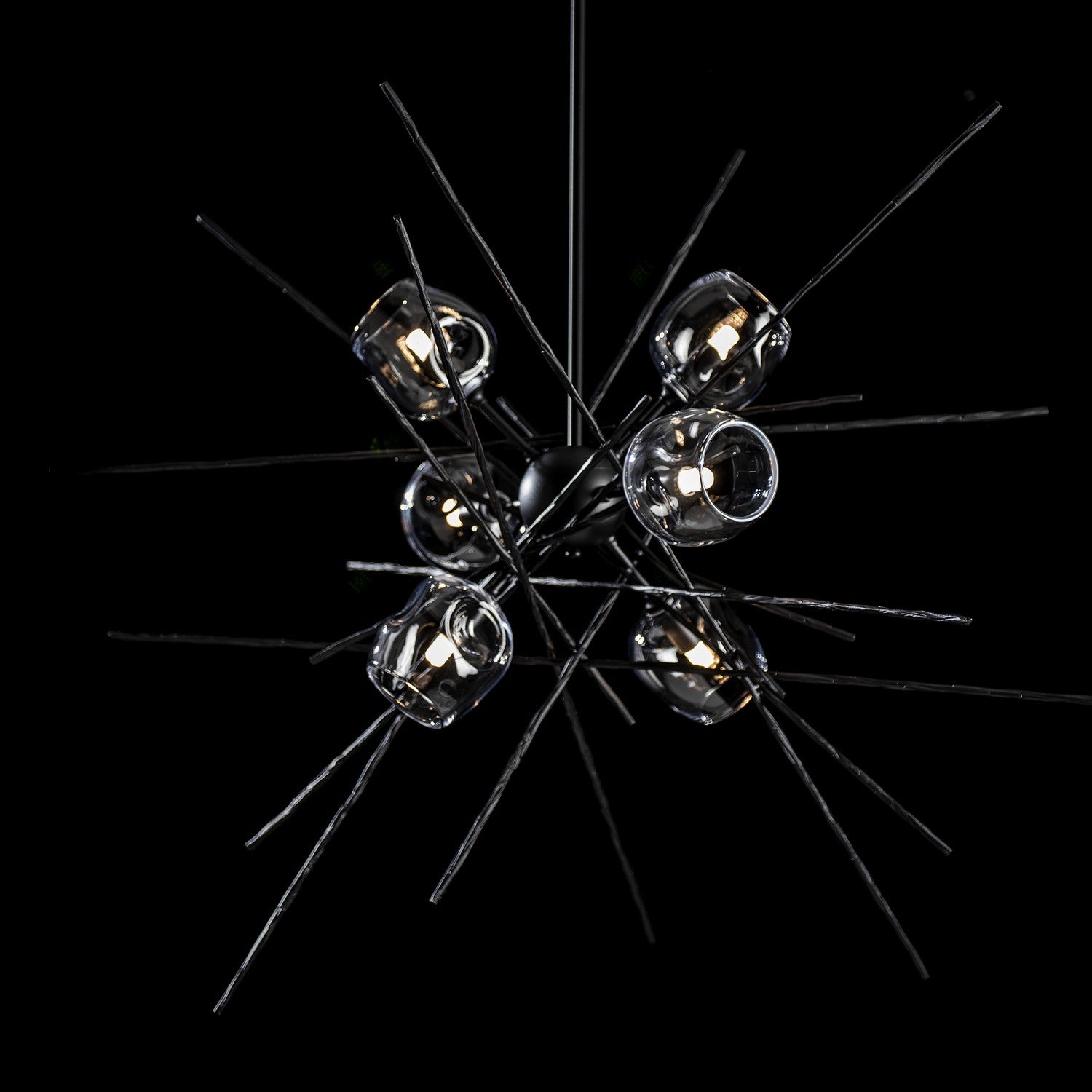 Hubbardton Forge - 131590-SKT-MULT-10-ZM0709 - Six Light Pendant - Griffin - Black