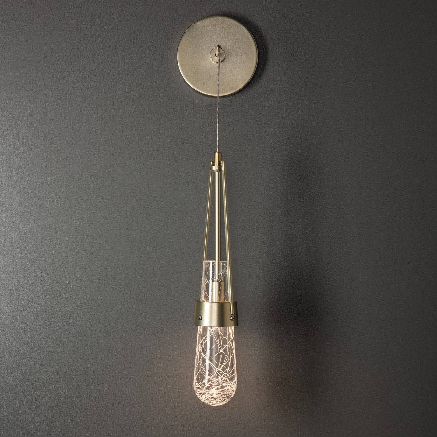 Hubbardton Forge - 201392-SKT-86-YJ0434 - LED Wall Sconce - Link - Modern Brass