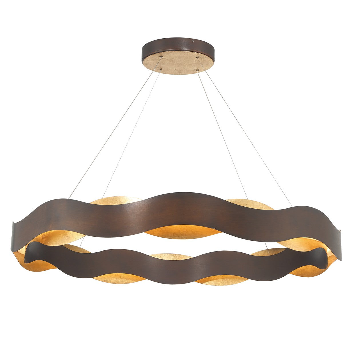 Eurofase - 46462-015 - LED Chandelier - Vaughan - Bronze-Gold