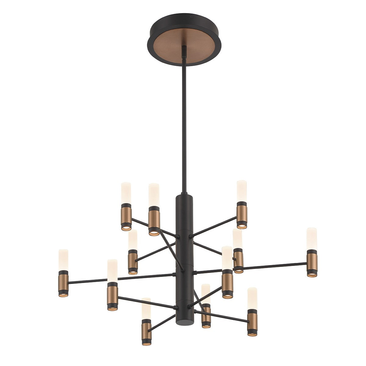 Eurofase - 46353-016 - LED Chandelier - Albany - Brass-Black