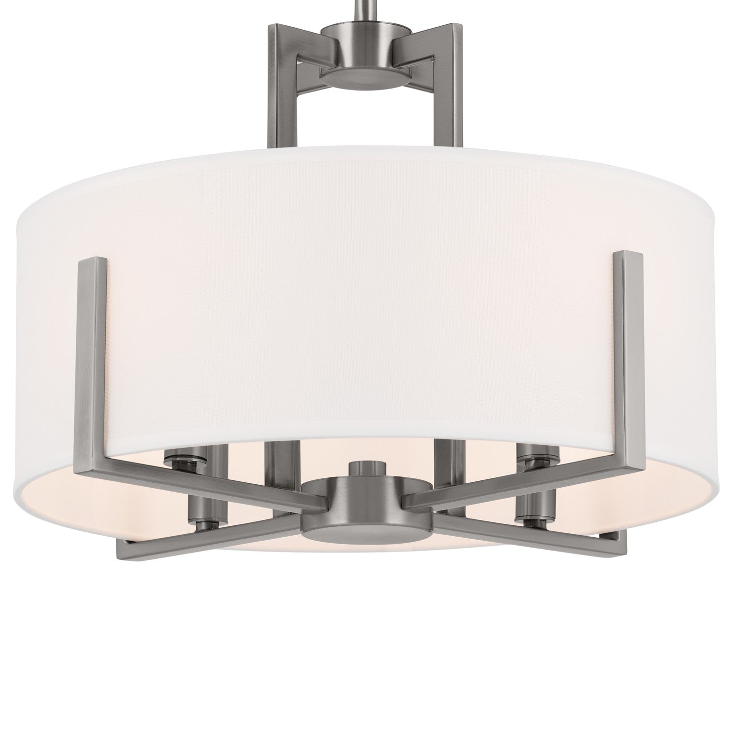Kichler - 52591CLP - Four Light Pendant/Semi Flush - Malen - Classic Pewter