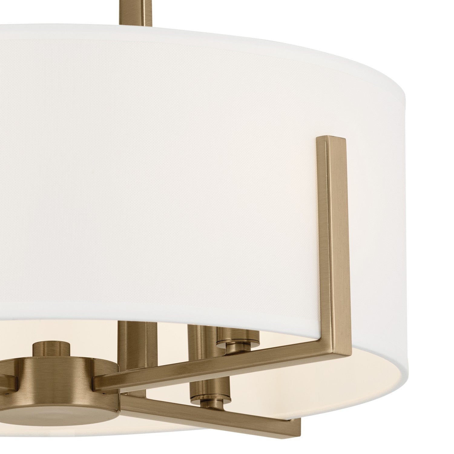 Kichler - 52591CPZ - Four Light Pendant/Semi Flush - Malen - Champagne Bronze