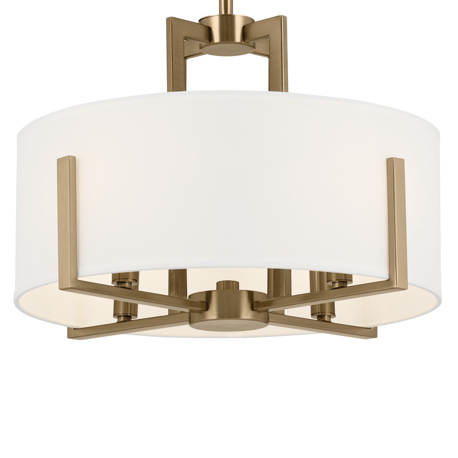 Kichler - 52591CPZ - Four Light Pendant/Semi Flush - Malen - Champagne Bronze