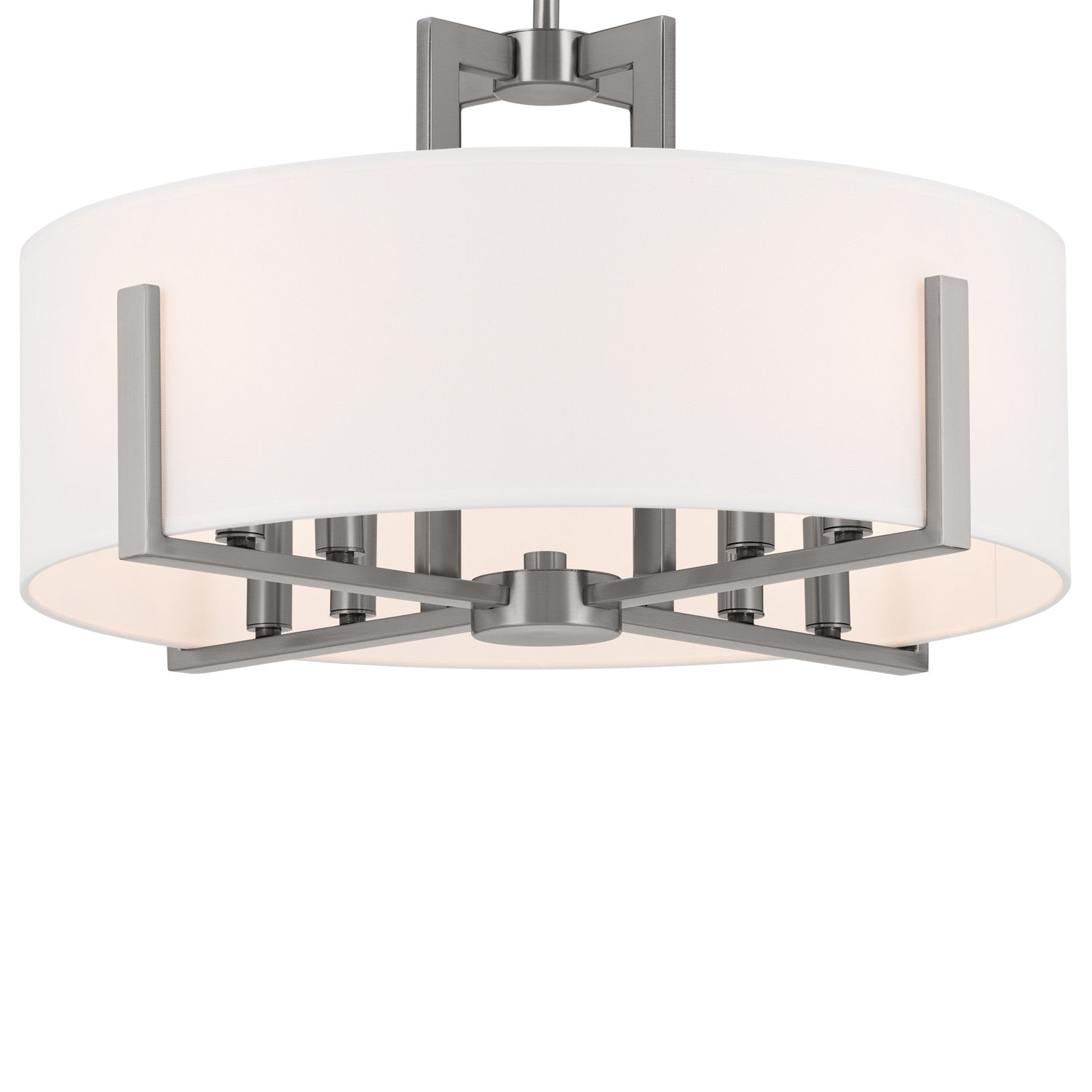 Kichler - 52592CLP - Eight Light Pendant/Semi Flush - Malen - Classic Pewter
