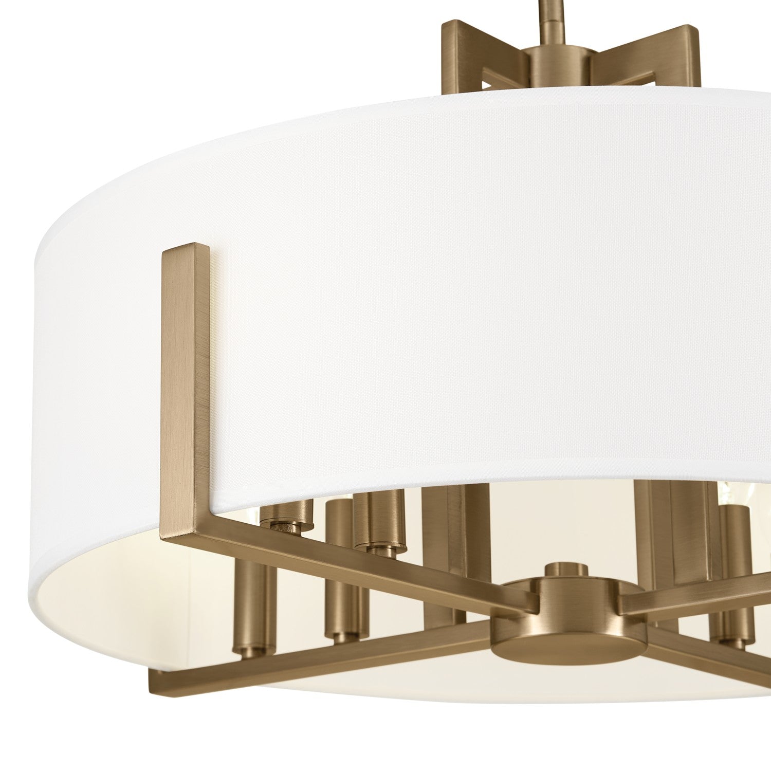 Kichler - 52592CPZ - Eight Light Pendant/Semi Flush - Malen - Champagne Bronze