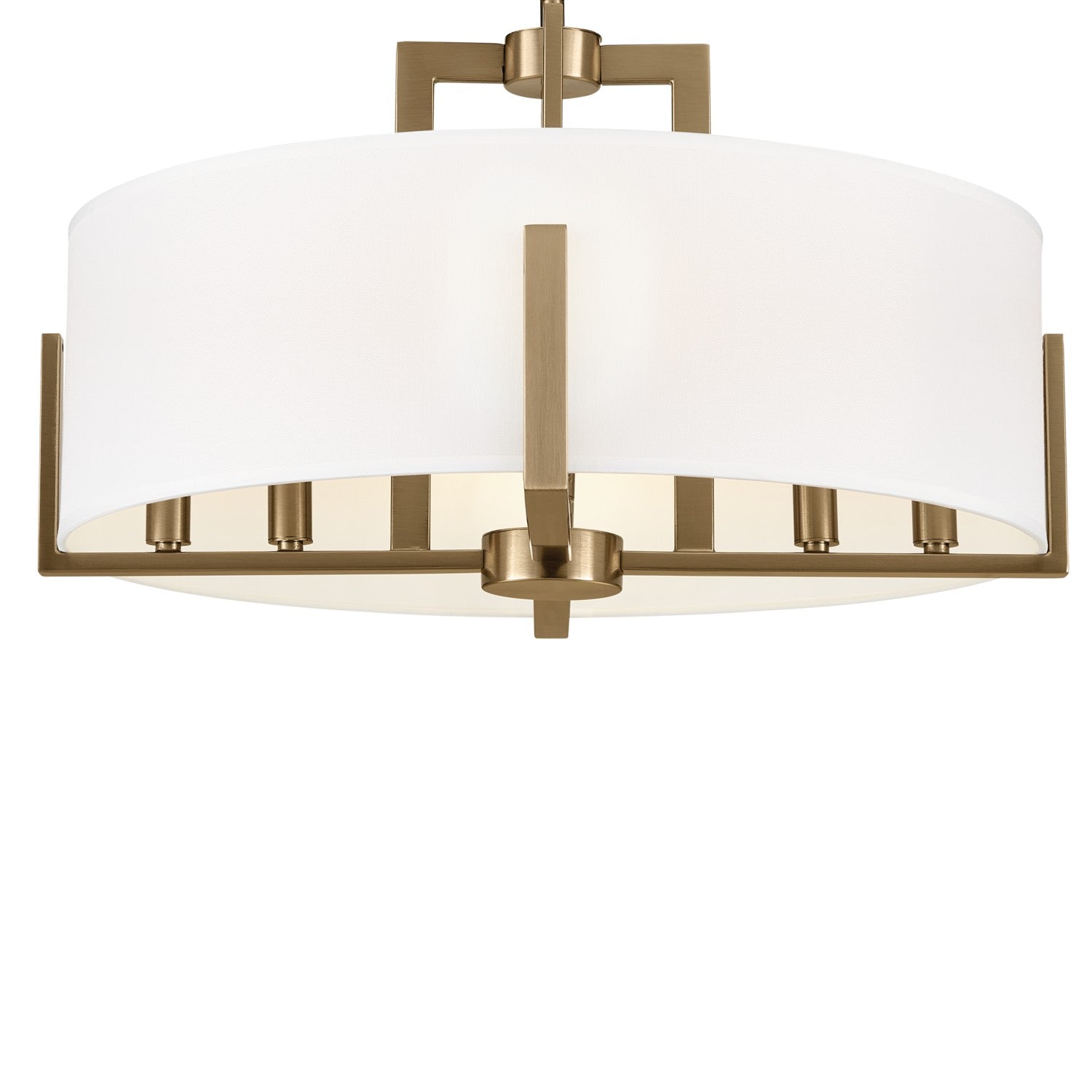 Kichler - 52592CPZ - Eight Light Pendant/Semi Flush - Malen - Champagne Bronze