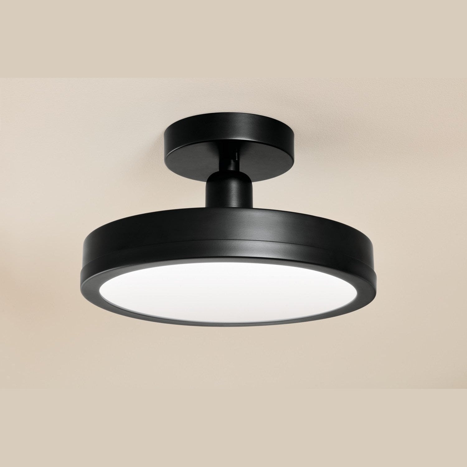 Kichler - 52589BK - LED Semi Flush Mount - Riu - Black