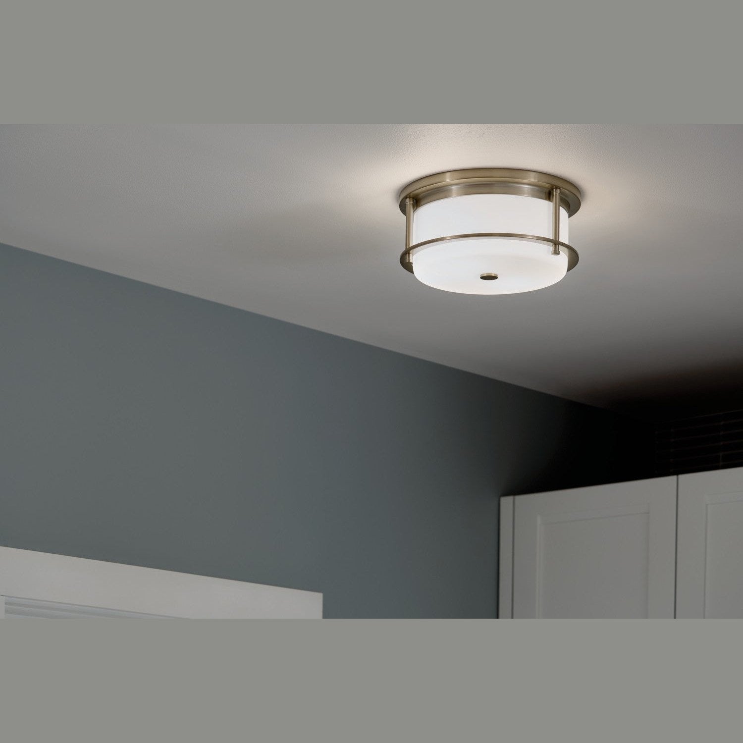 Kichler - 52595CPZ - Two Light Flush Mount - Brit - Champagne Bronze