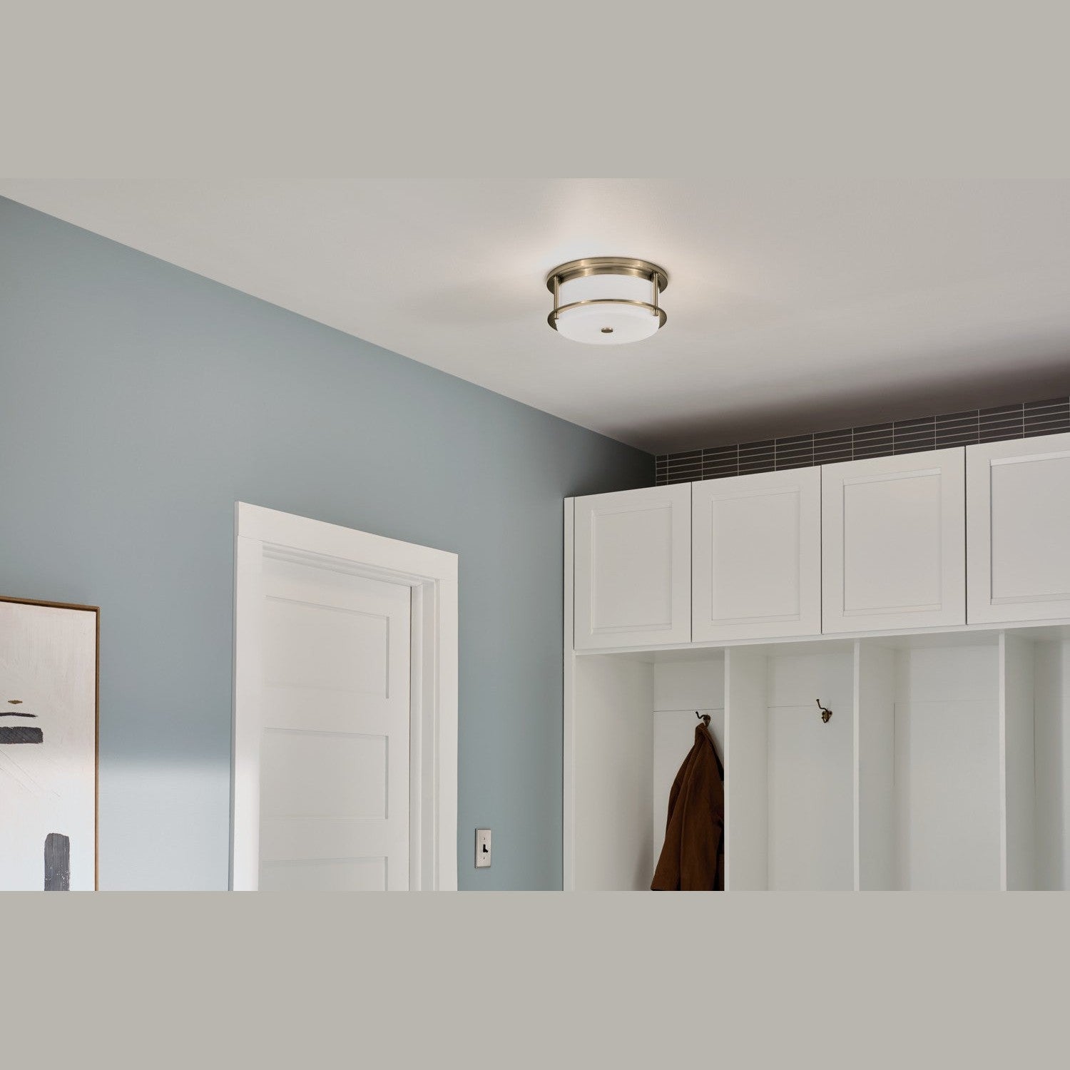 Kichler - 52595CPZ - Two Light Flush Mount - Brit - Champagne Bronze