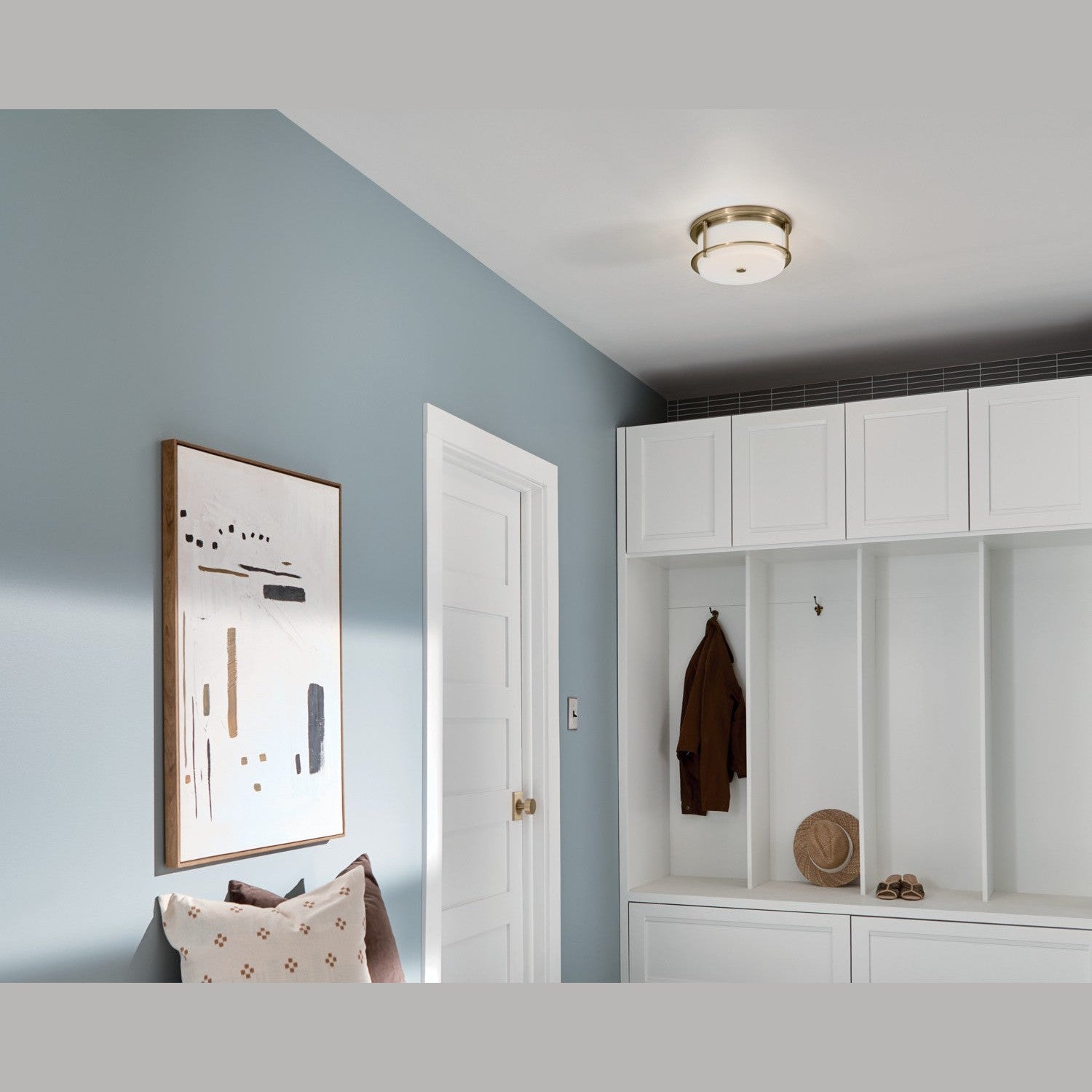 Kichler - 52595CPZ - Two Light Flush Mount - Brit - Champagne Bronze
