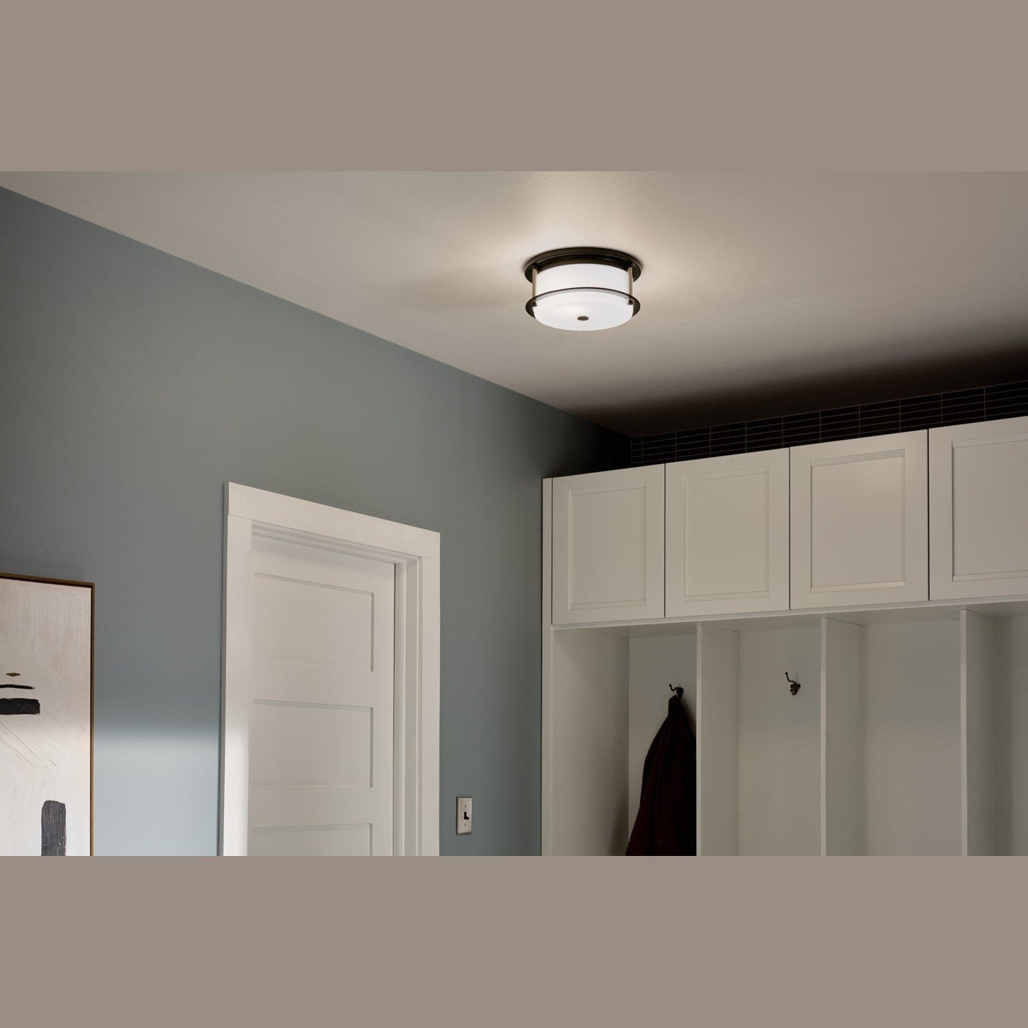 Kichler - 52595BKCPZ - Two Light Flush Mount - Brit - Black