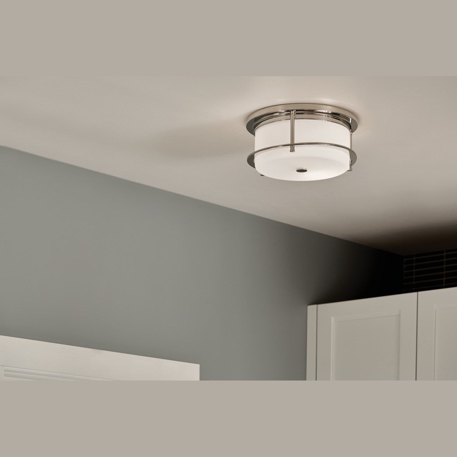 Kichler - 52595PN - Two Light Flush Mount - Brit - Polished Nickel