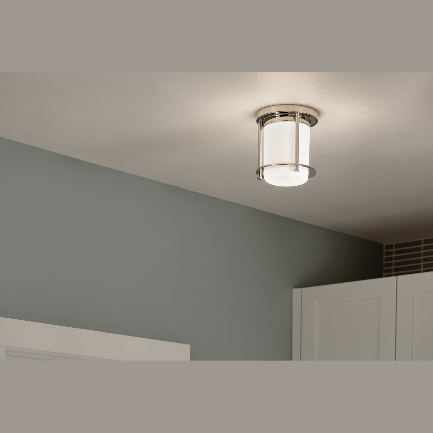 Kichler - 52596PN - One Light Flush Mount - Brit - Polished Nickel