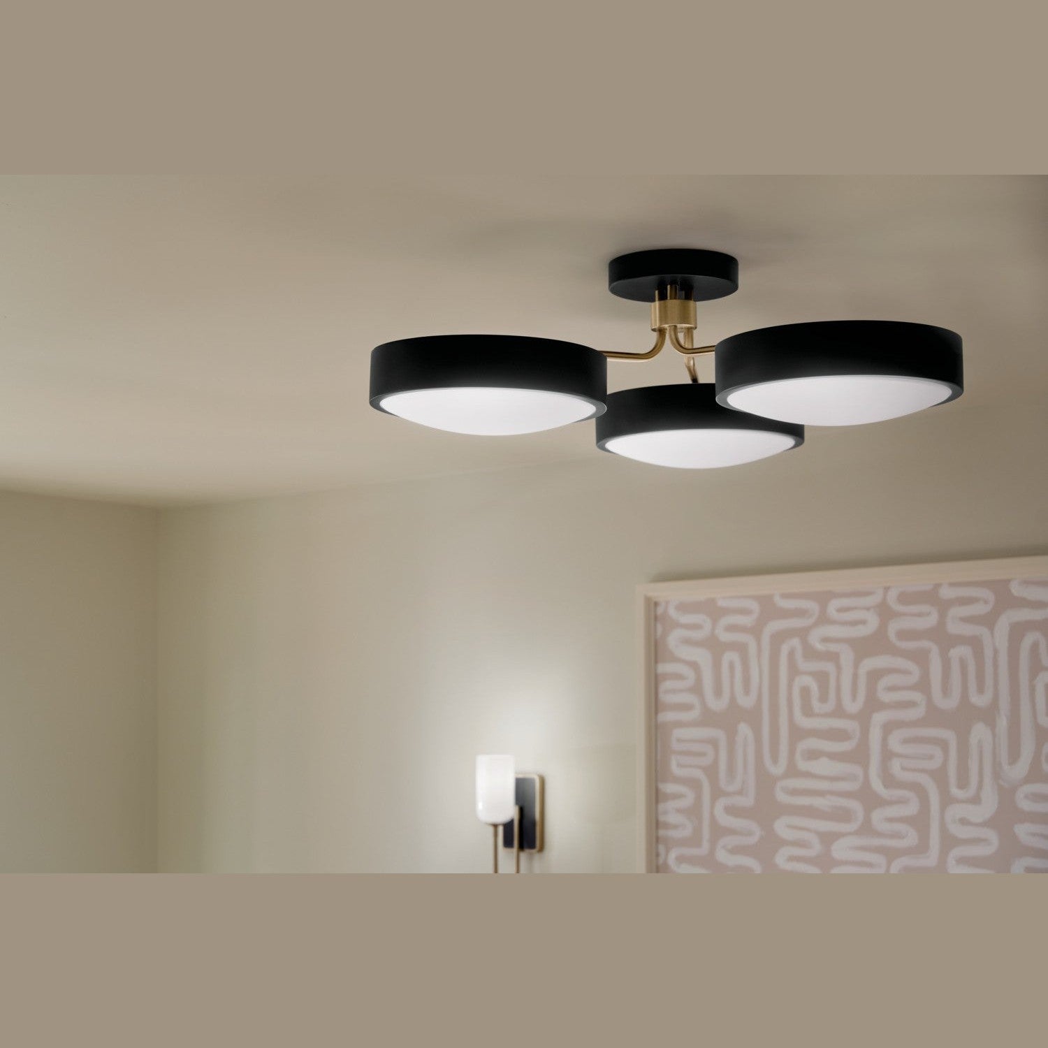 Kichler - 52604BKCPZ - LED Semi Flush Mount - Sago - Black