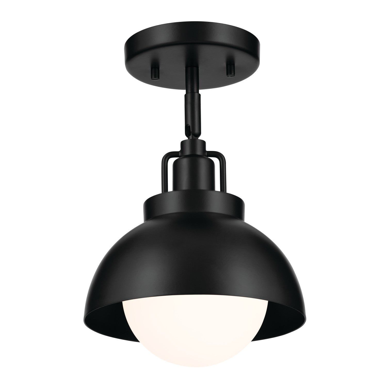 Kichler - 52601BK - One Light Wall/Semi Flush/Pendant - Niva - Black