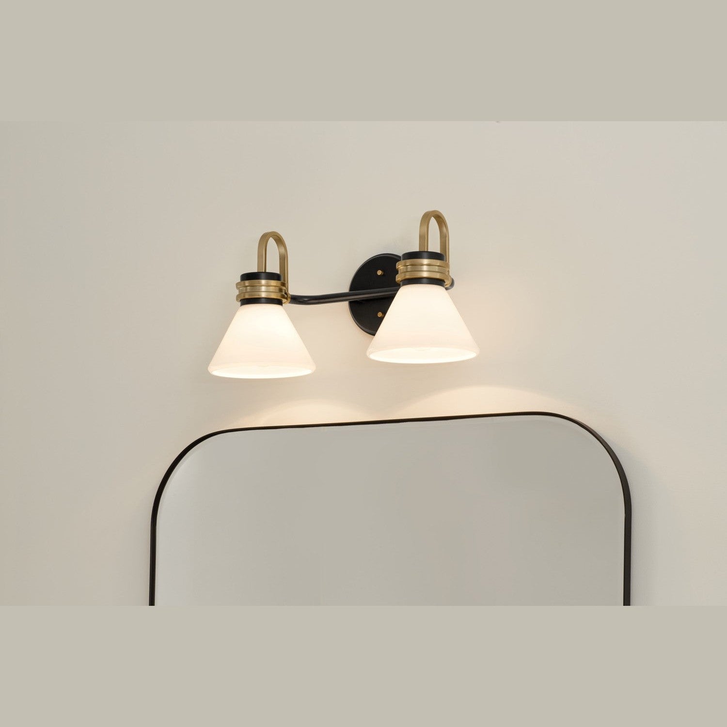 Kichler - 55154BK - Two Light Bath - Farum - Black