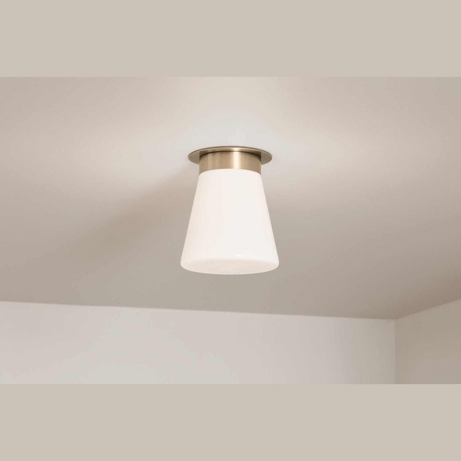 Kichler - 52585CPZ - One Light Flush Mount - Albers - Champagne Bronze