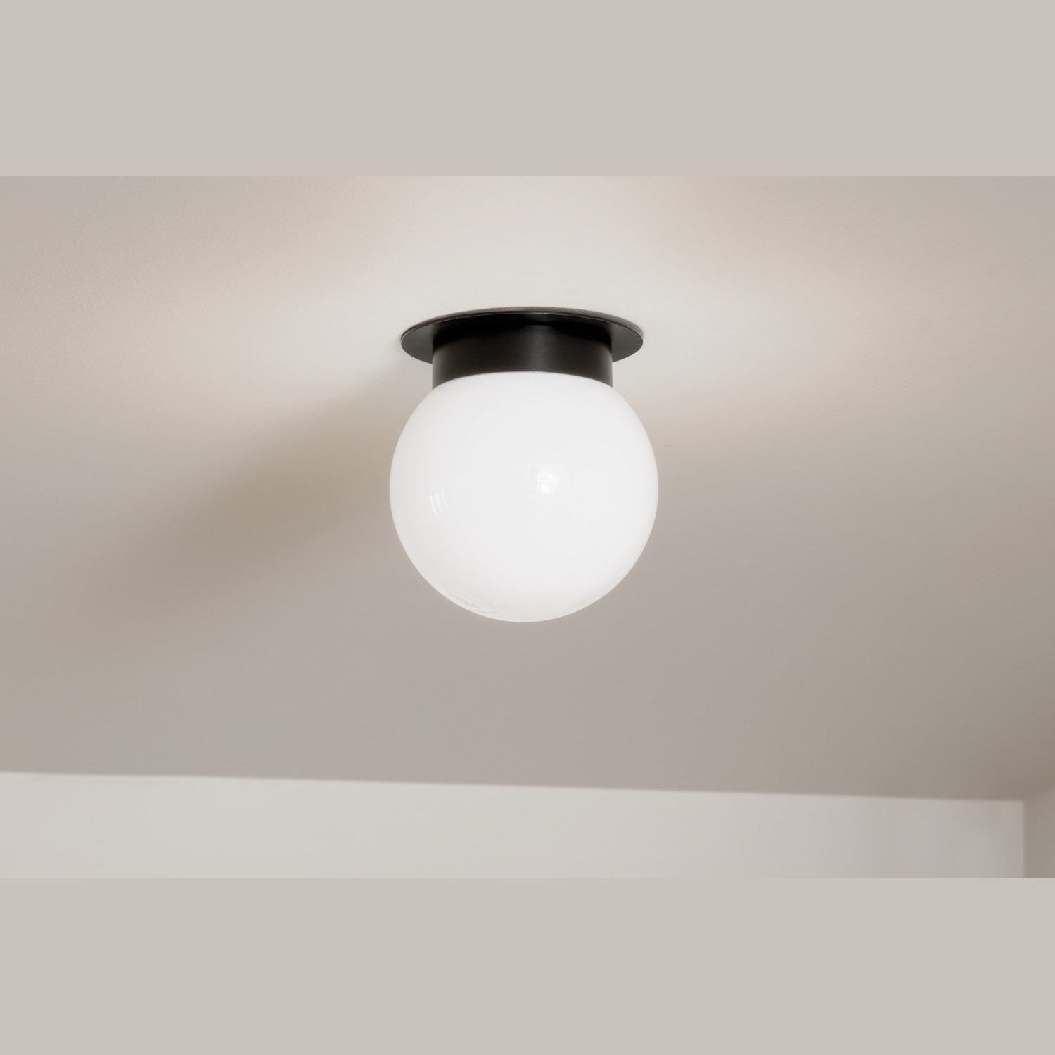Kichler - 52586BK - One Light Flush Mount - Albers - Black