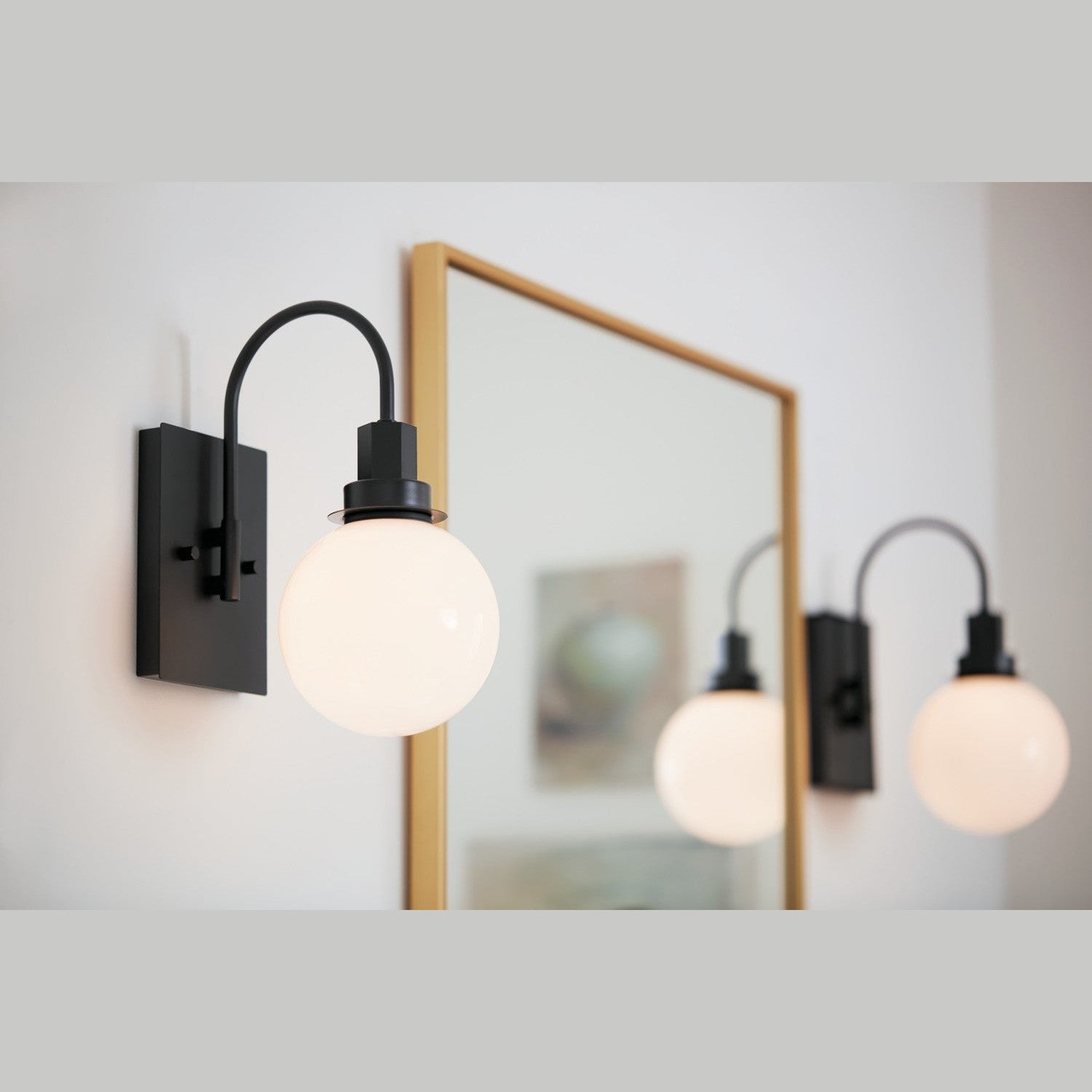 Kichler - 55149BK - One Light Wall Sconce - Hex - Black
