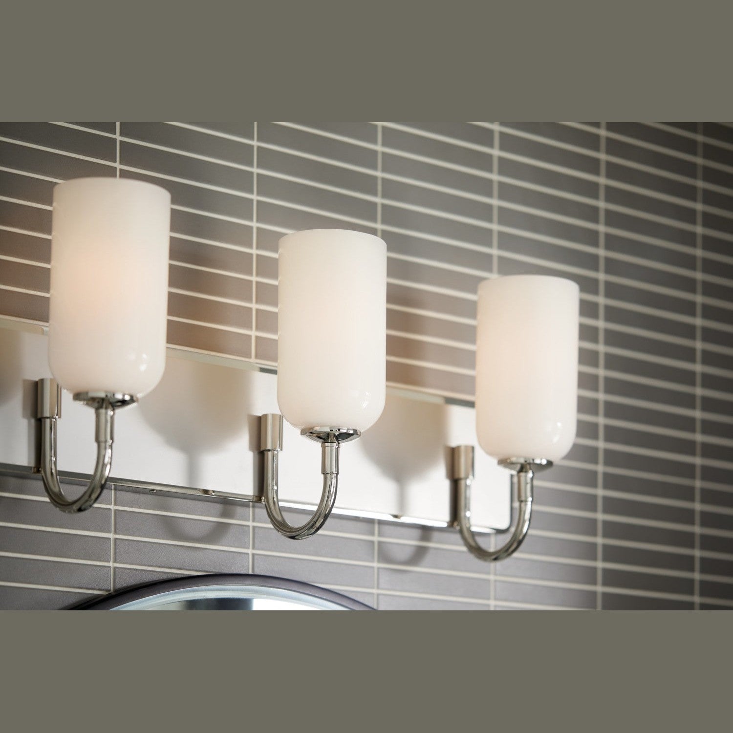 Kichler - 55163PN - Three Light Bath - Solia - Polished Nickel