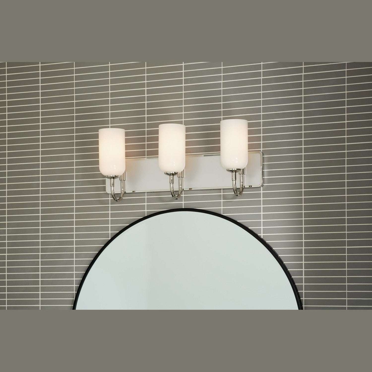 Kichler - 55163PN - Three Light Bath - Solia - Polished Nickel