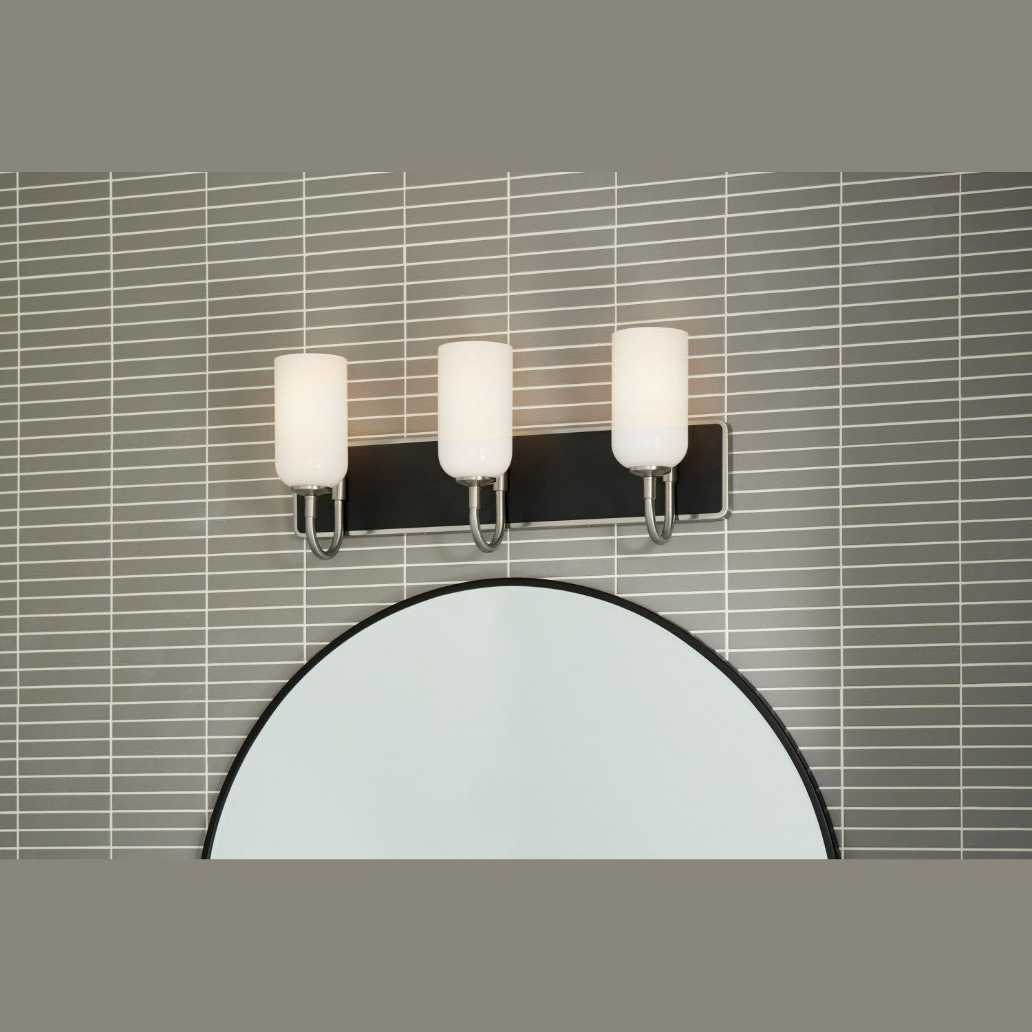 Kichler - 55163NI - Three Light Bath - Solia - Brushed Nickel