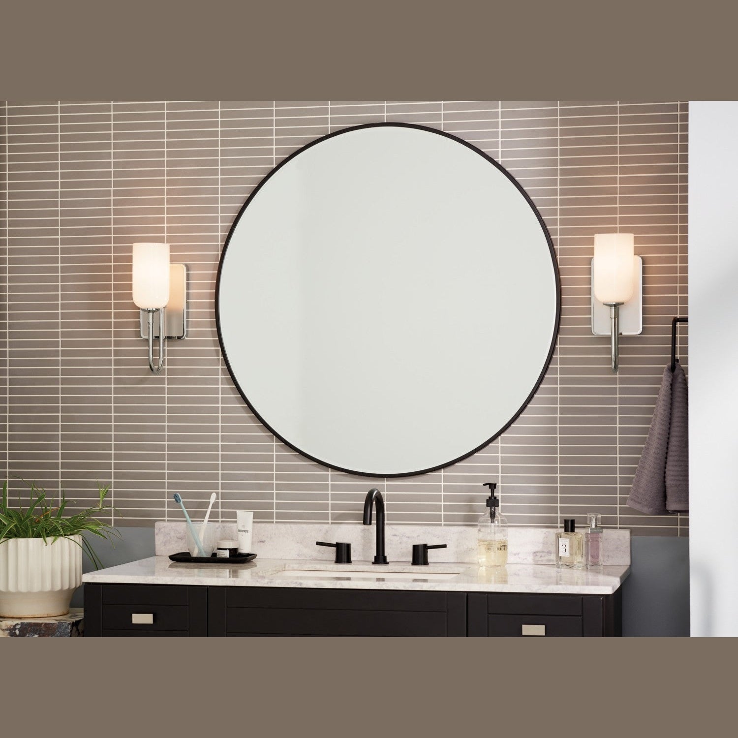 Kichler - 55161PN - One Light Wall Sconce - Solia - Polished Nickel