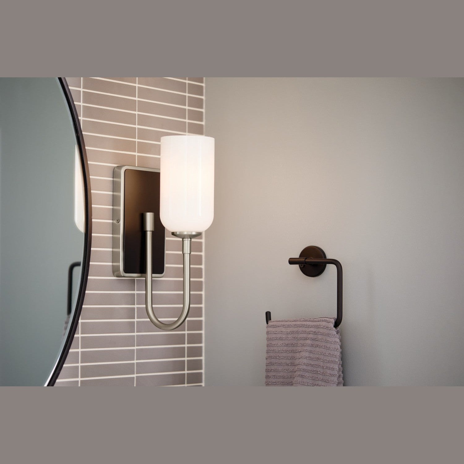 Kichler - 55161NI - One Light Wall Sconce - Solia - Brushed Nickel