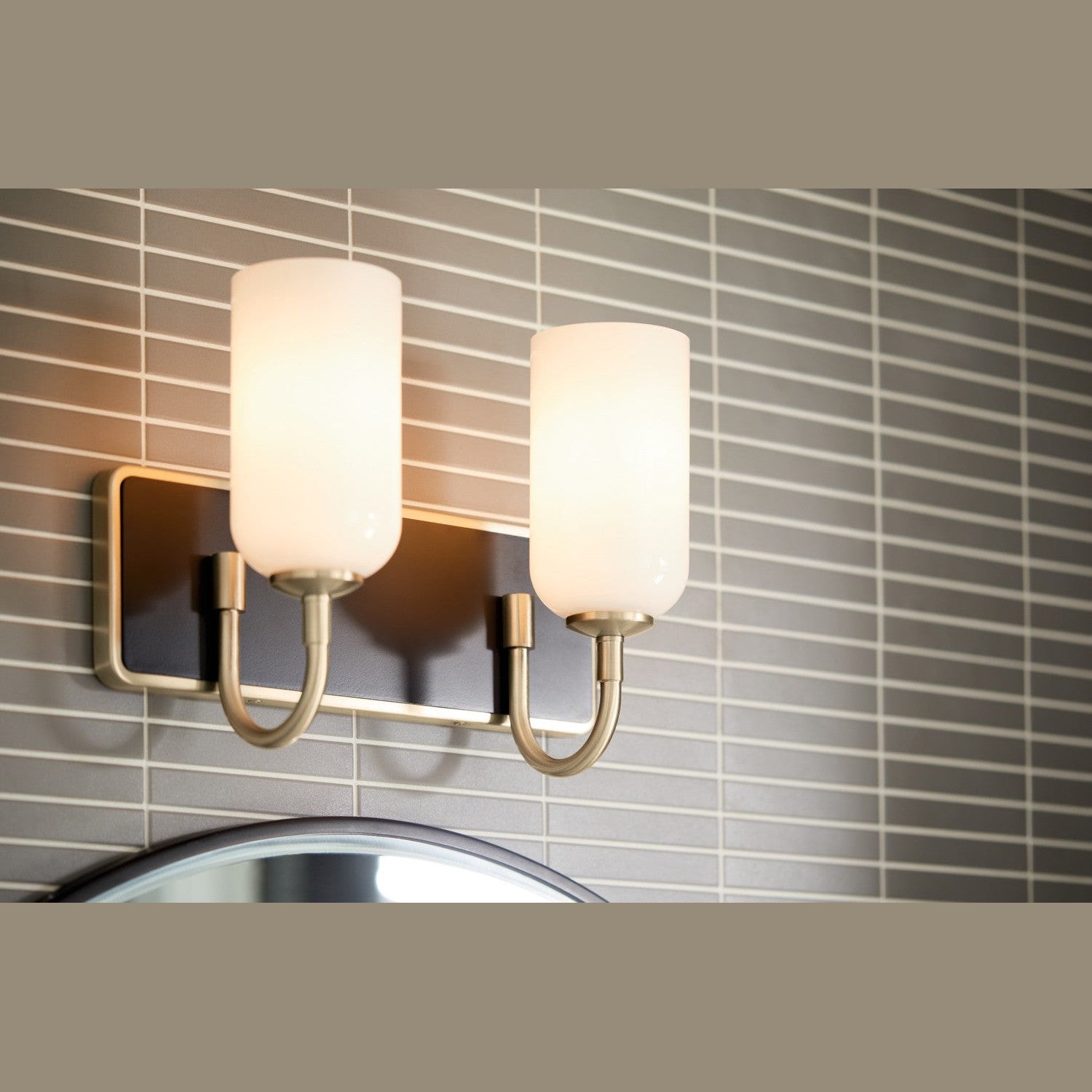 Kichler - 55162CPZ - Two Light Bath - Solia - Champagne Bronze