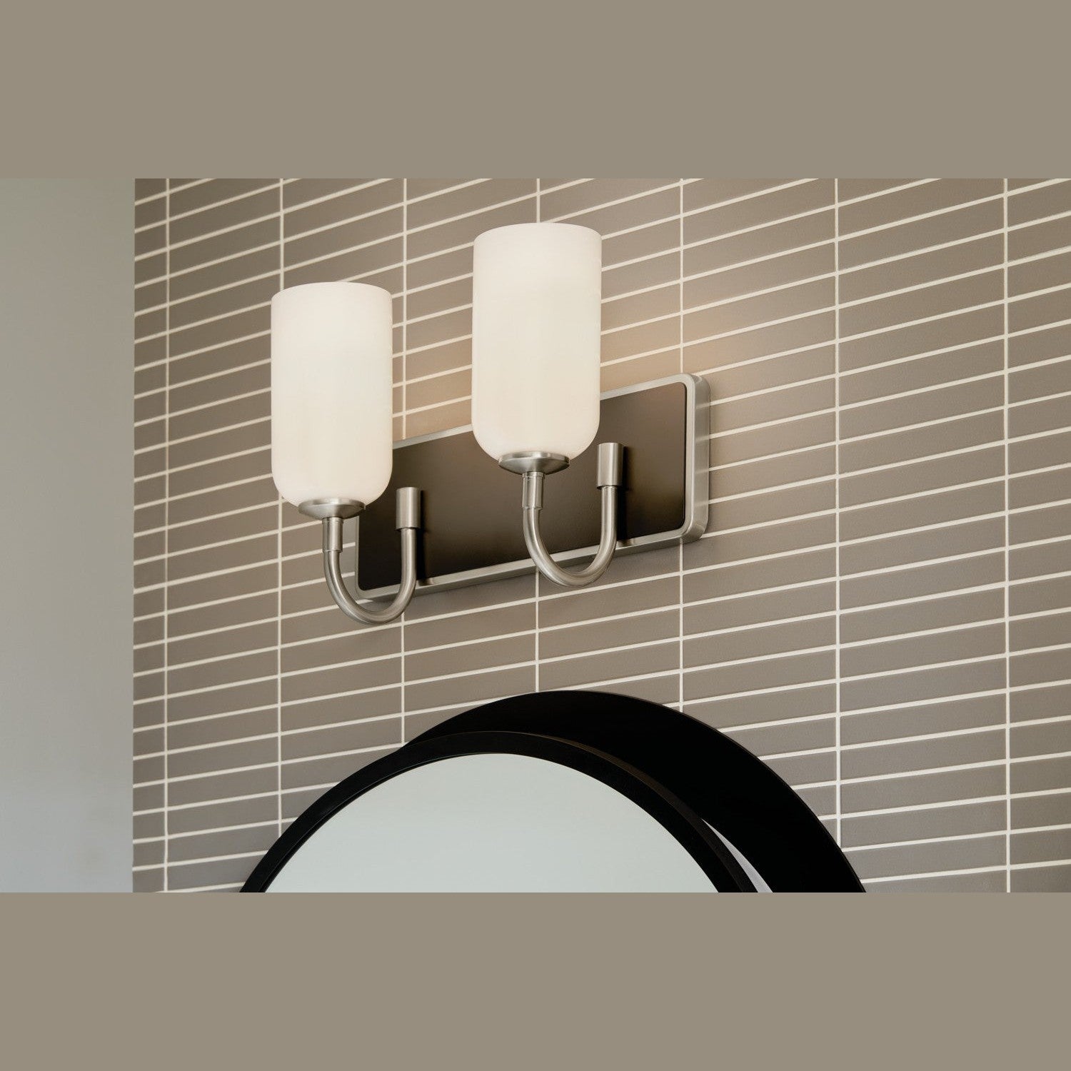 Kichler - 55162NI - Two Light Bath - Solia - Brushed Nickel