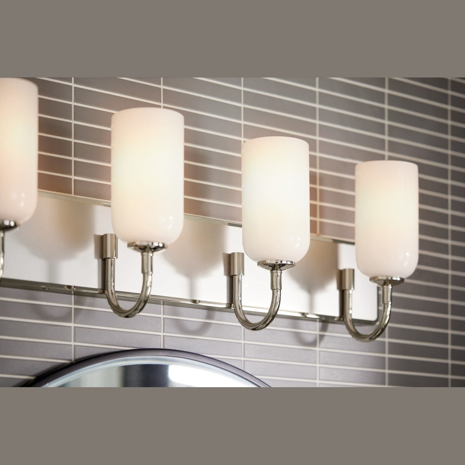 Kichler - 55164PN - Four Light Bath - Solia - Polished Nickel