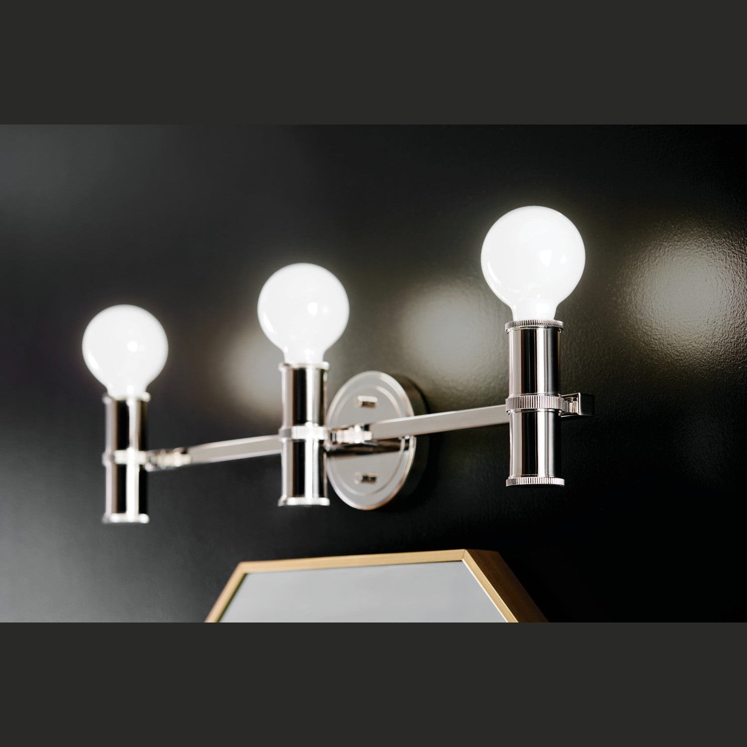 Kichler - 55157PN - Three Light Bath - Torche - Polished Nickel