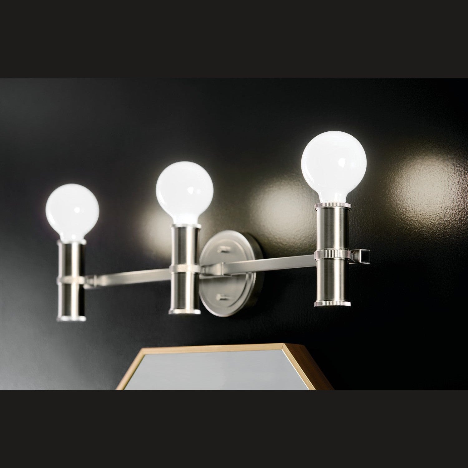 Kichler - 55157NI - Three Light Bath - Torche - Brushed Nickel