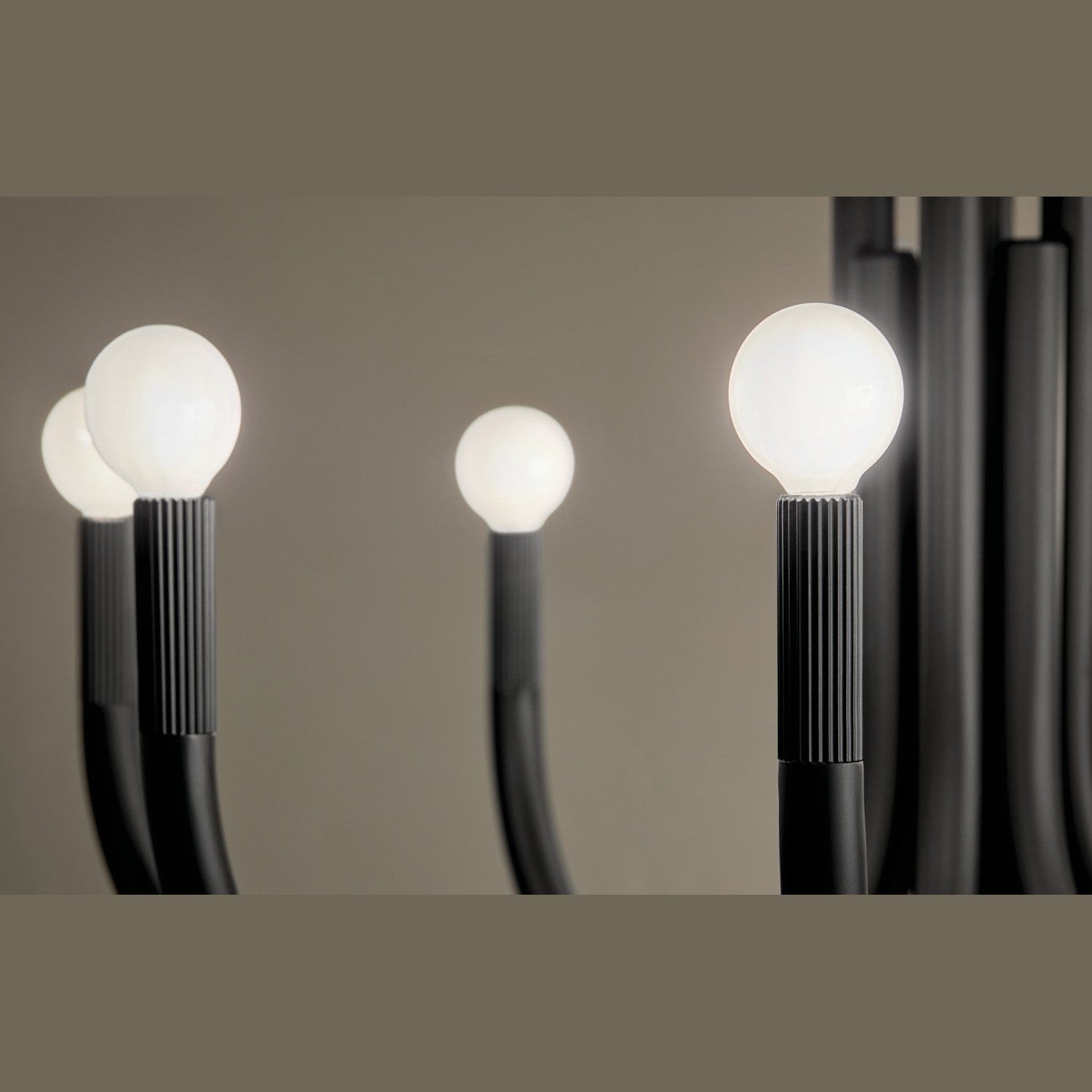 Kichler - 52550BK - Eight Light Chandelier - Odensa - Black