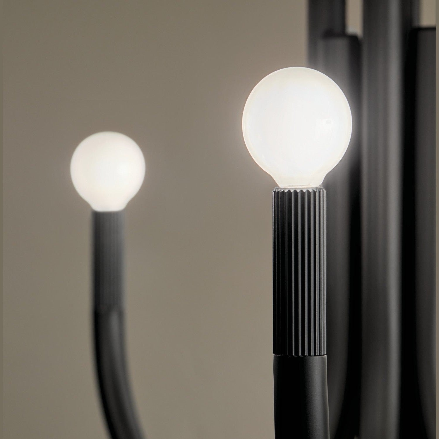 Kichler - 52550BK - Eight Light Chandelier - Odensa - Black