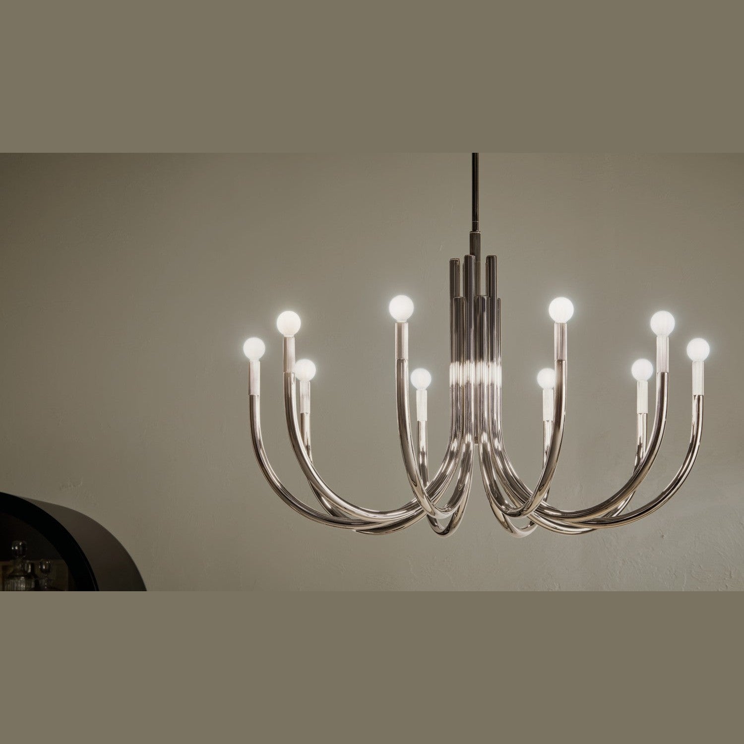 Kichler - 52551PN - Ten Light Chandelier - Odensa - Polished Nickel