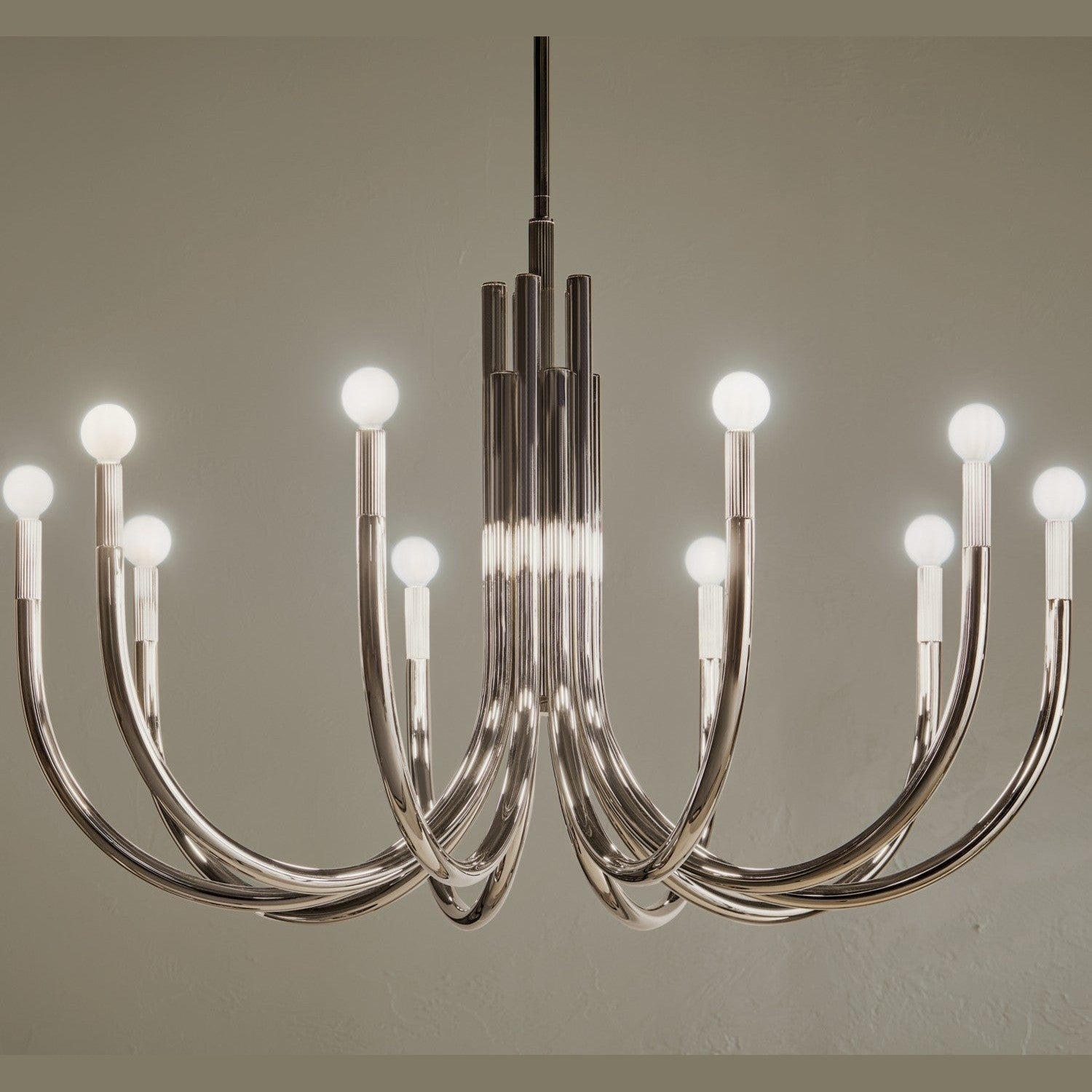Kichler - 52551PN - Ten Light Chandelier - Odensa - Polished Nickel